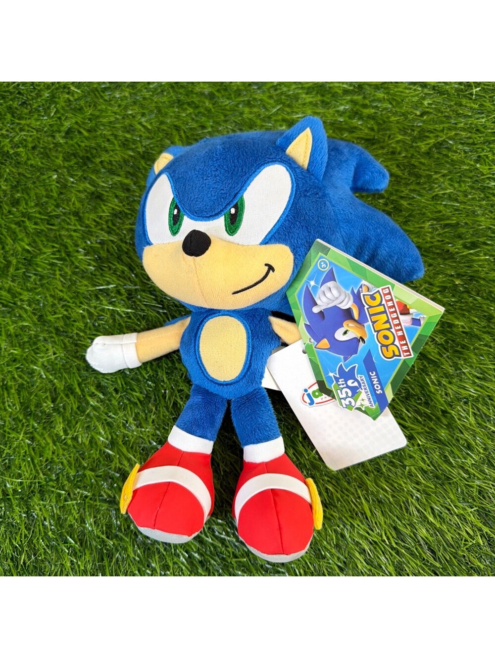 Sonic The Hedgehog 35th Anniversary Modern Sonic 9" Plush JAKKS Pacific NWT